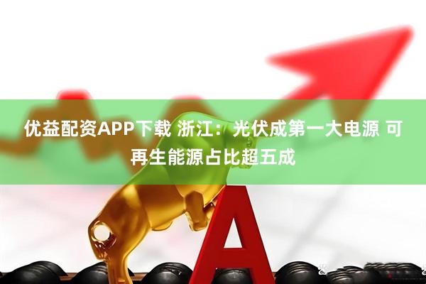 优益配资APP下载 浙江：光伏成第一大电源 可再生能源占比超五成